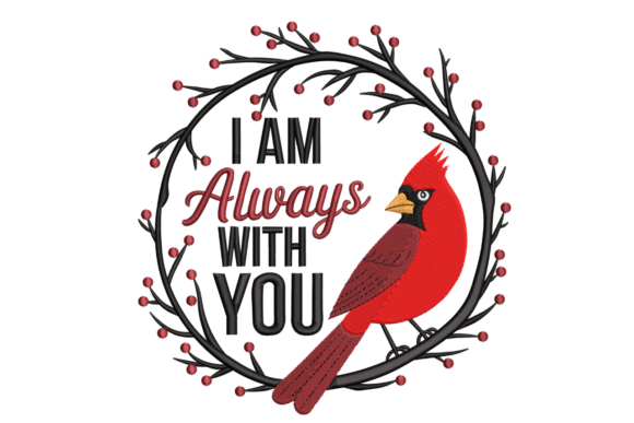 Always with You Cardinal Embroidery Design Review