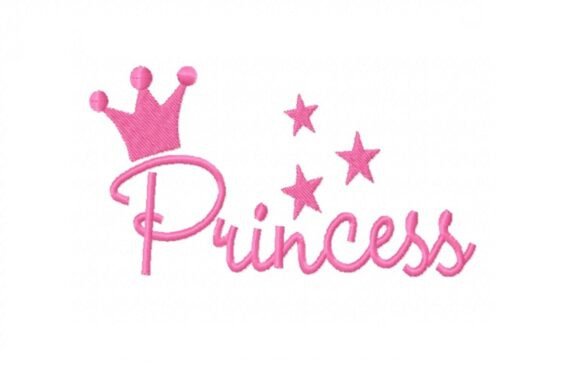 Princess- Embroidery Design: A Stitch of Enchantment for Handmade Gifts